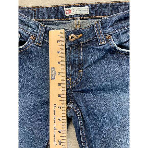 BKE Women's wide Leg Jeans - Blue - Picture 13 of 16